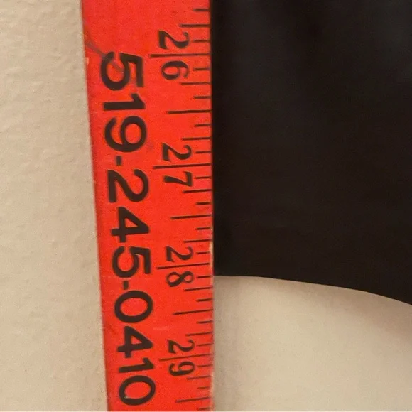 GAP Black Satin Flare Dress Pants 29" Inseam – Size 28 EUC - Picture 13 of 13